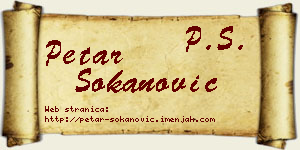 Petar Sokanović vizit kartica